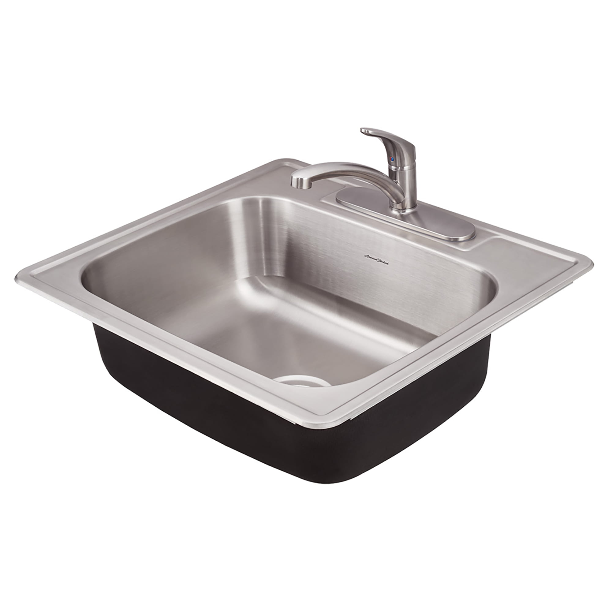 Colony® 25 X 22 Inch Stainless Steel Single Bowl Ada Kitchen Sink With